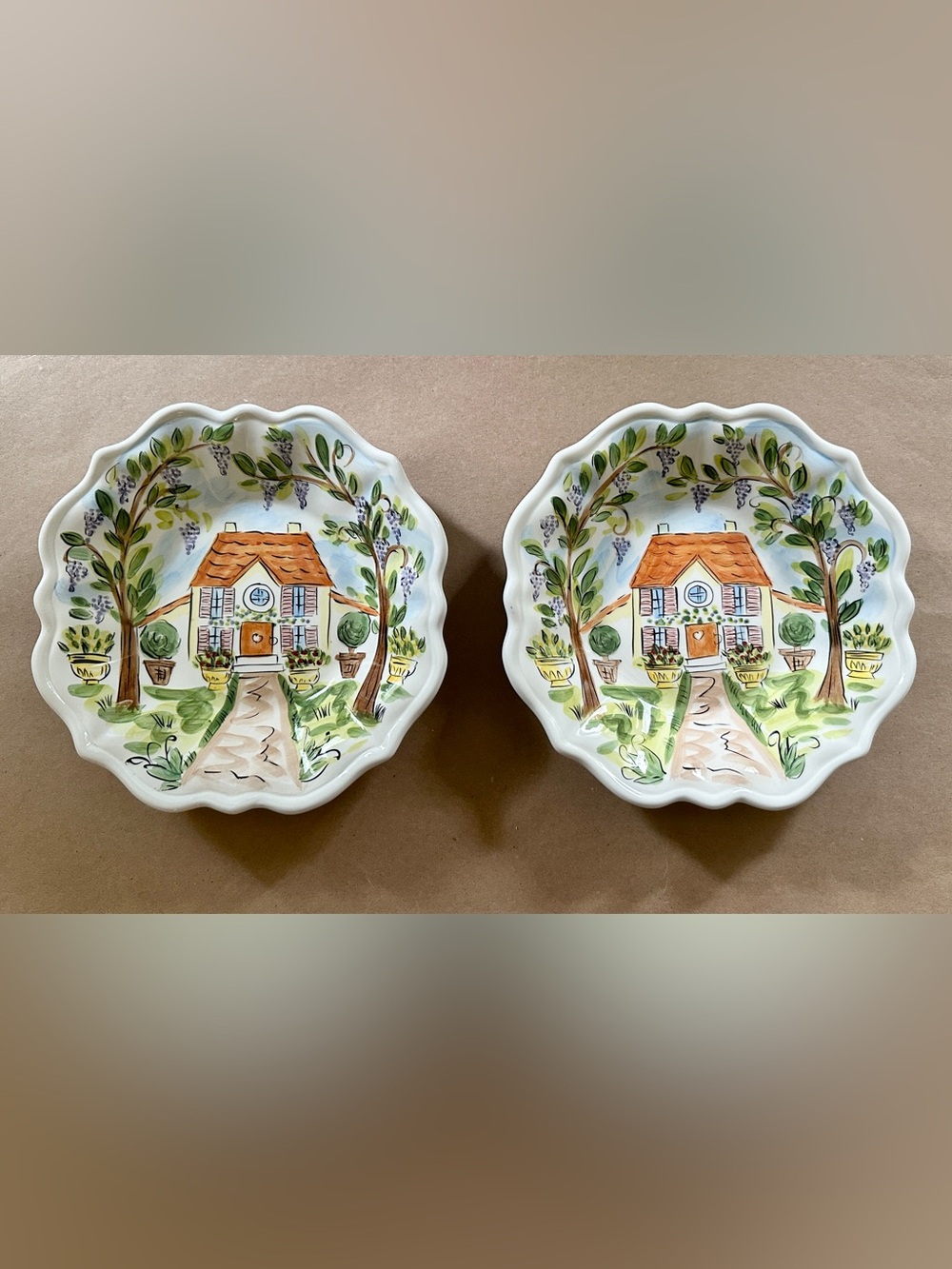 VTG Dario Farrucci Ma Maison Tabletops Unlimited 8 3/4” Salad Plates Set of 2
